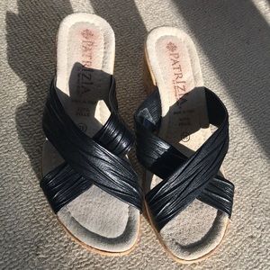 Patrizia black wedge, Sz 38 /US 8 NEW, SUPER LIGHT